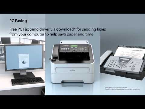 Brother High-Speed Laser Fax | IntelliFAX-2940 - YouTube