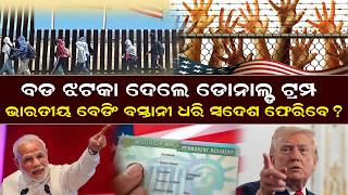 ବଡ ଝଟକା ଦେଲେ ଡୋନାଲ୍ଡ ଟ୍ରମ୍ପ |  US Green Card Update | Will 1.2 Million Indians Leave America ?