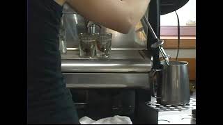 Making A Breve Espresso Drink