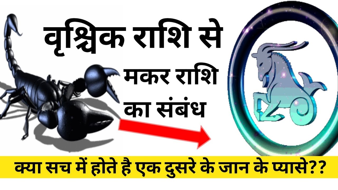 वृश्चिक राशि और मकर राशि की जोड़ी कैसी रहेगी, जाने इन दोनो के बारे में पुरी विधीवत जानकारी