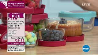 Anchor Hocking TrueSeal 24piece Glass Food Storage Set w...