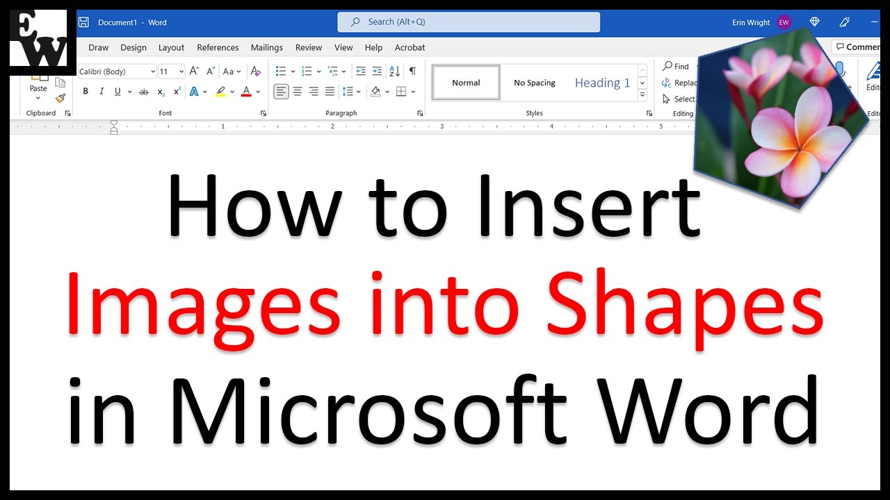 How to Insert Images into Shapes in Microsoft Word (PC & Mac) 