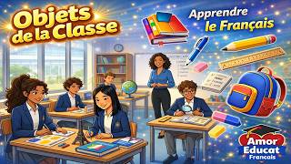 Les Objets de la Classe | Apprendre le Français pour Débutants | Amor Educat Français