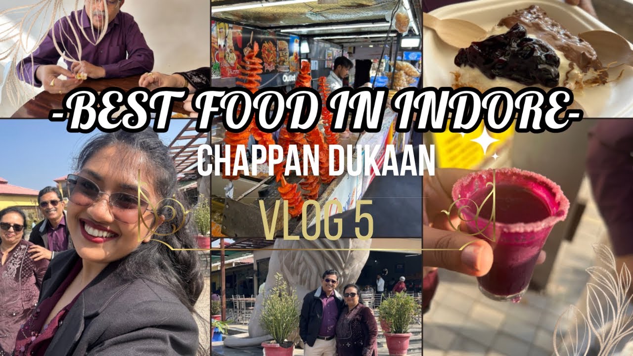 BEST FOOD IN INDORE | CHAPPAN DUKAAN detailed| OMKARESHWAR to INDORE 
