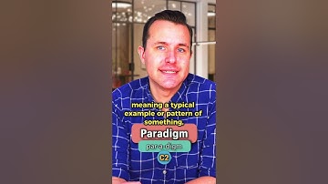 Paradigm - Meaning, Pronunciation, Synonyms and an Example Sentence (English Word of the Day)
