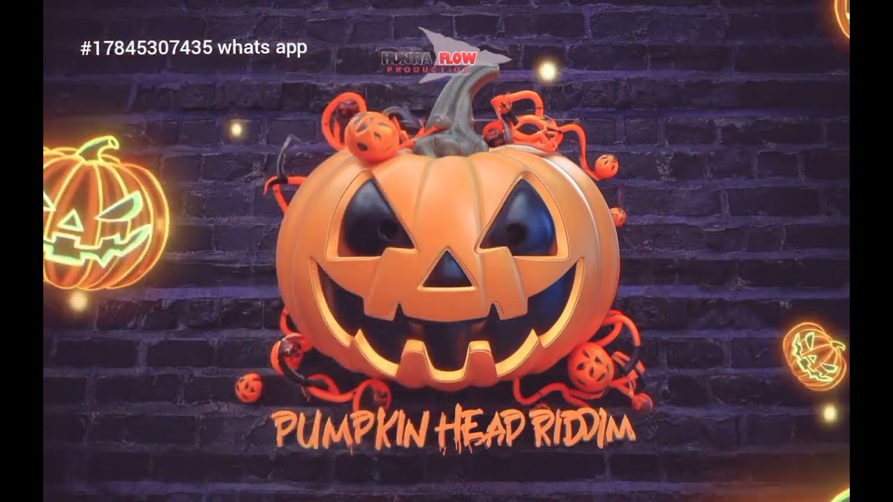 Halloween theme dancehall Instrumental (Pumpkin Head Riddim) dancehall 2024