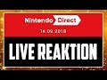 🔴 NINTENDO DIRECT 14.09.2018 (Luigis Mansion 3 & Animal Crossing Reveal) 🎇 Domtendos Live Reaktion