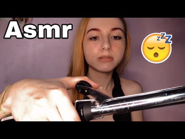 ASMR - FAZENDO UM PENTEADO NO SEU CABELO!!!