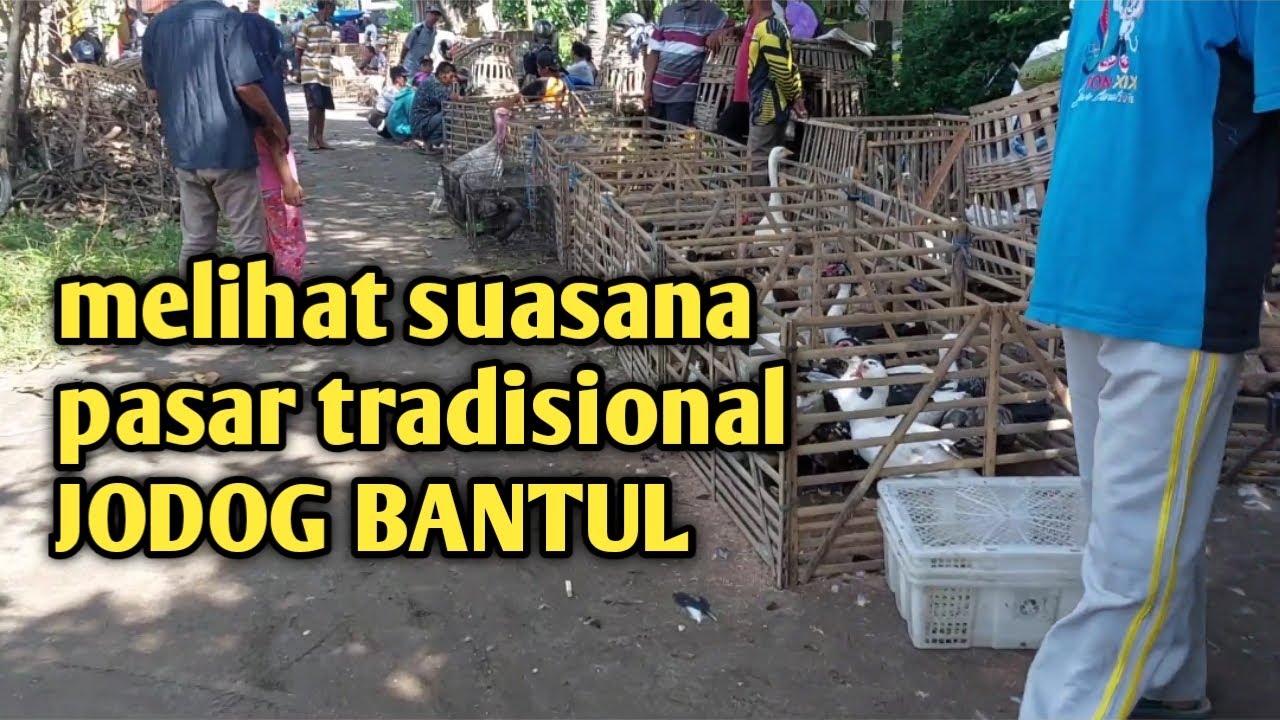 Suasana pasar JODOG bantul menjelang lebaran
