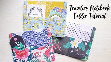 Travelers Notebook Folder Tutorial