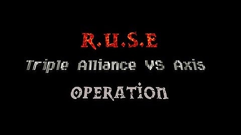 R.U.S.E Operation 3 player attempt 1