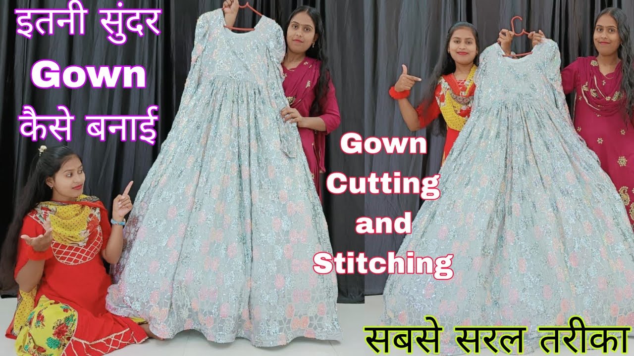 Night dress cutting and stitching | Night gown ki cutting | Simple night  dress | Maxi ki cutting - YouTube