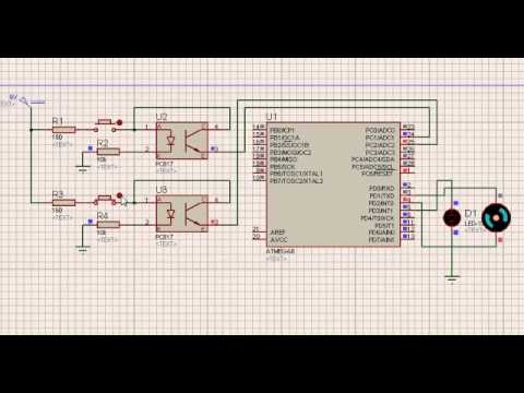 Control the motor DC with microcontroller Atmega8 and phototransistors ...
