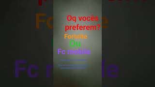 eae QUAL A SUA ESCOLHA? #shorts #games #gameplay #fortnite #fcmobile