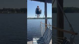 Grandma falls off roof 😳🫣 (🎥: Collab)