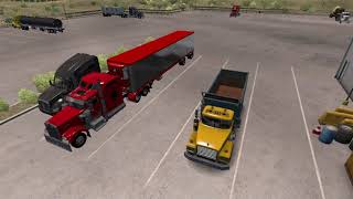 American Truck Simulator Ai trucks parking and then leaving rest stops. screenshot 4