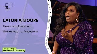Opera Star Latonia Moore Performs Il est doux, il est bon! (Hérodiade - Jules Massenet) @GreeneSpaceNY