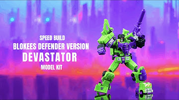 Blokees Devastator Speed Build.