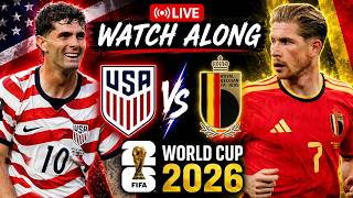 USA vs Belgium Live Watch Along | USMNT World Cup Journey