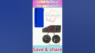 Redmi 9a no SIM card solution #short #technology