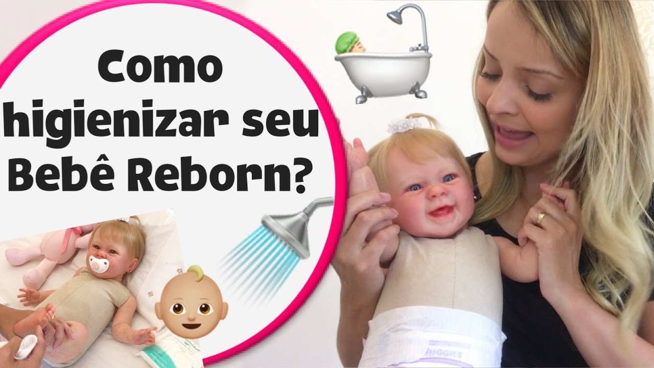 Como dar BANHO no seu Bebê Reborn? 