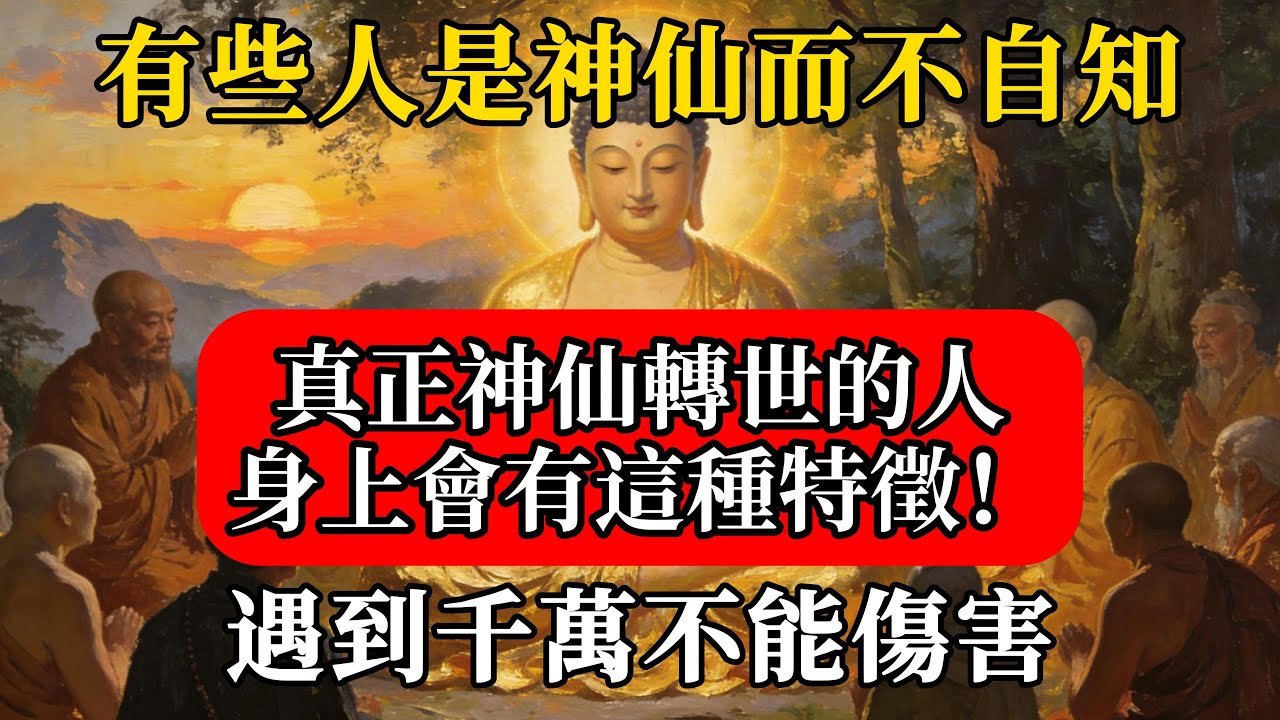 有些人是神仙而不自知,真正神仙轉世的人,身上會有這種特徵!遇到千萬不能傷害#佛緣禪修#佛陀#佛學#佛教#禪修#佛法智慧#佛教故事#佛教文化 ...