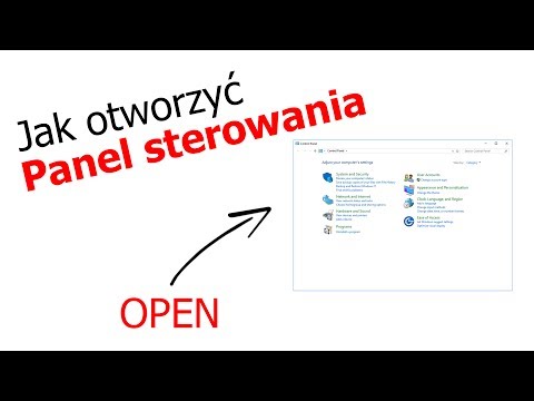 Wideo: Jak Otworzyć Panel Sterowania?