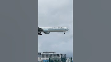 Cathay Pacific Airways Boeing 777 #plane #planespotting  #shorts