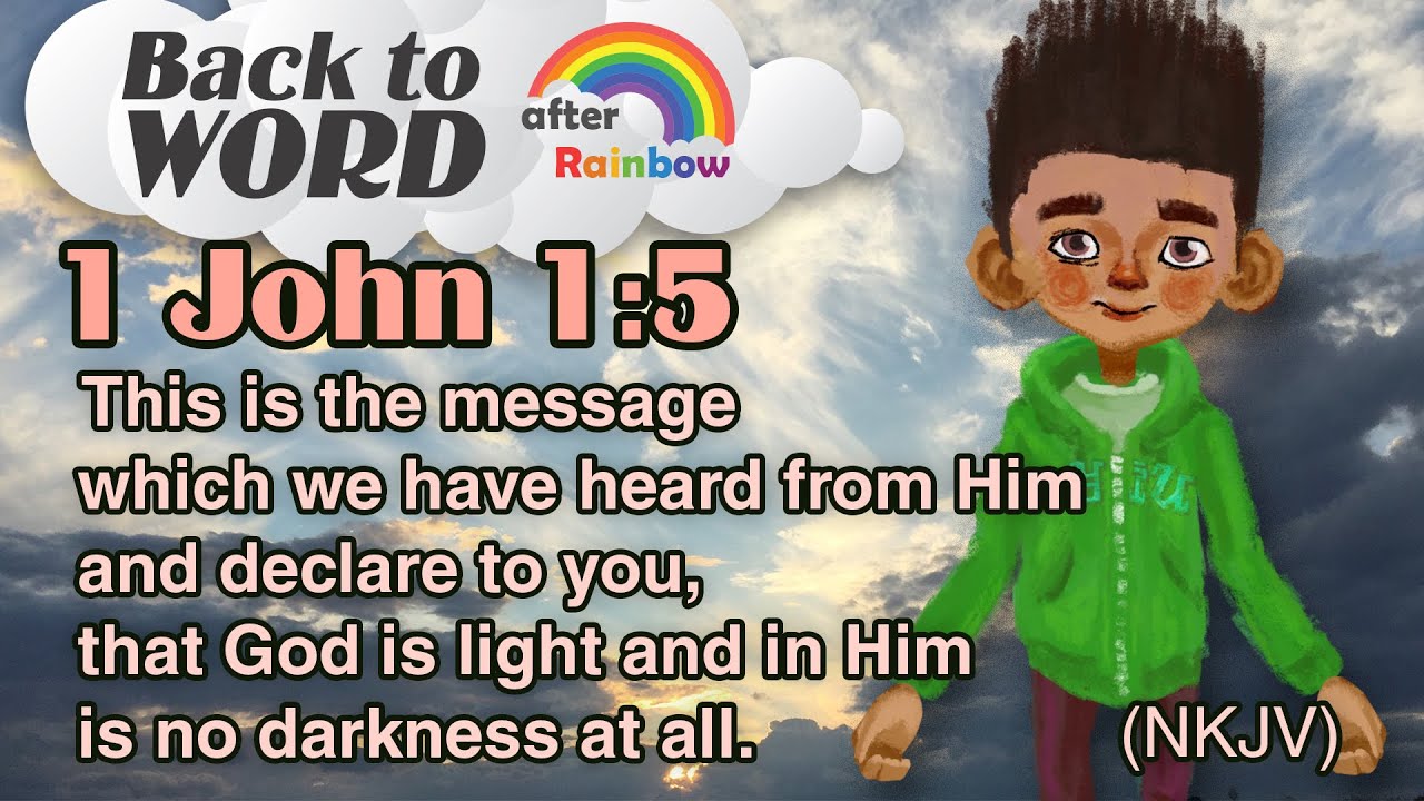 1 John 1:5 ★ Bible Verse | How to Memorize Bible Verses | Audio Bible