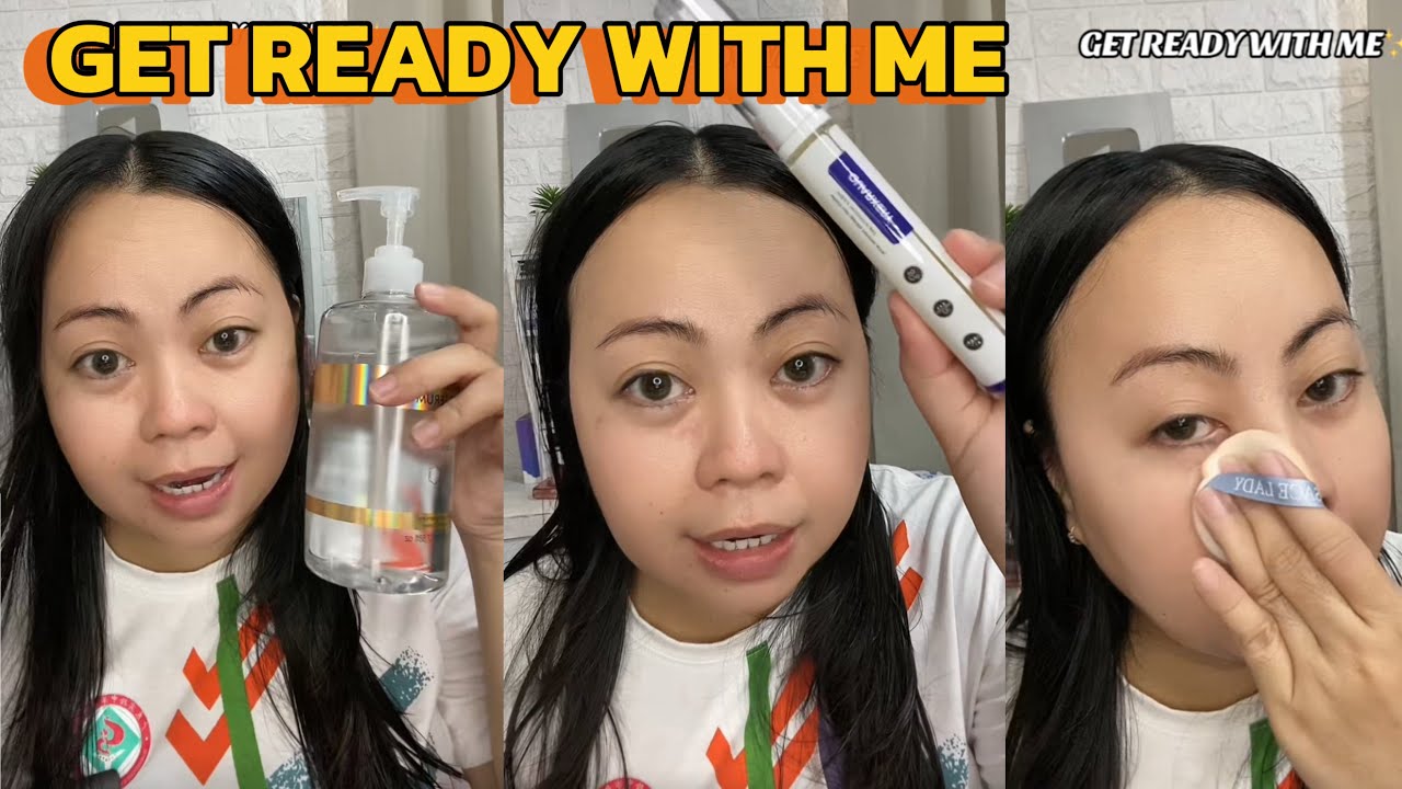 GET READY WITH ME - current skincare and makeup - YouTube