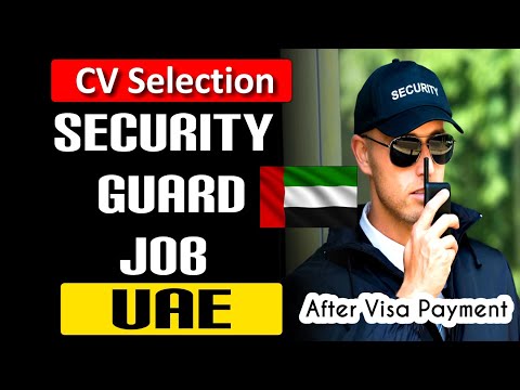 UAE Jobs 2021 || Security Guard || 6G Welder Job || CV Selection || High Salary Job | Gulf Job Guide