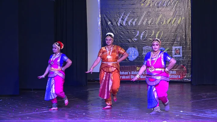 Kavita Bhattacharjee, Shubra Mishra & Mihika Sengupta - Bharatnatyam at Mathura