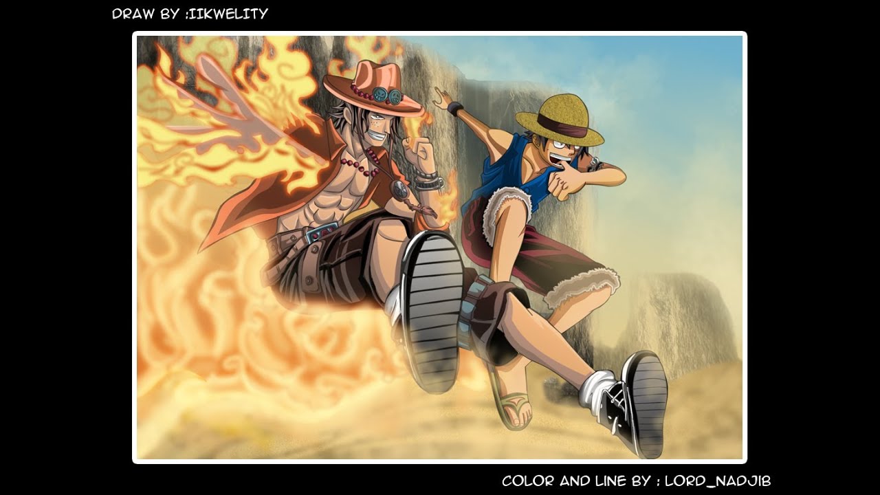 luffy ace roger gol piece