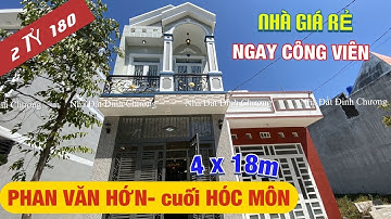 [Bán lỗ!] Bán nhà cuối Phan Văn Hớn ✅ Hóc Môn 4x18m giá 2 tỷ 180tr