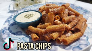 How to Make The Viral TikTok Pasta Chips WITHOUT Air Fryer | Crispy & Flavourful Pasta Chips Recipe
