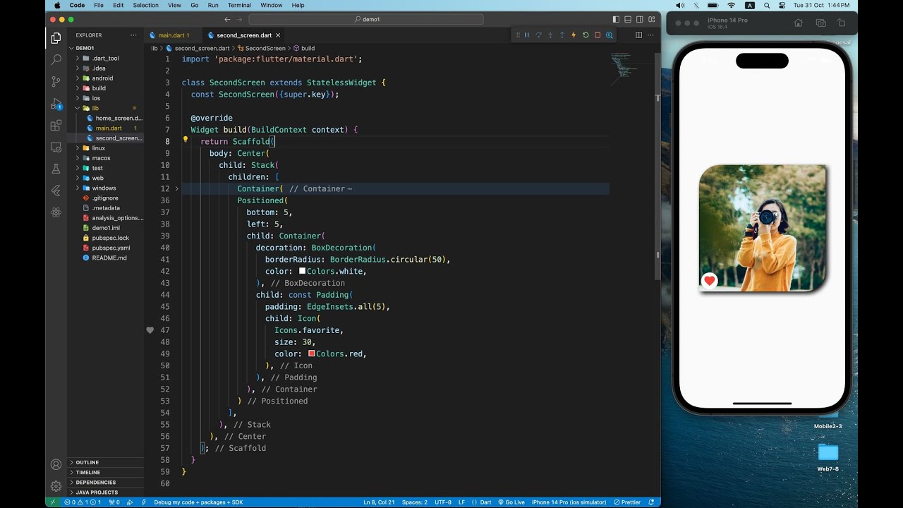 Flutter Part 3 ( Container Widget ) - YouTube