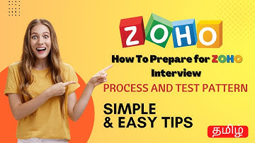 HOW TO PREPARE FOR ZOHO INTERVIEW PROCESS AND TEST PATTERN | தமிழ் | SIMPLE & EASY TIPS | REVAMP