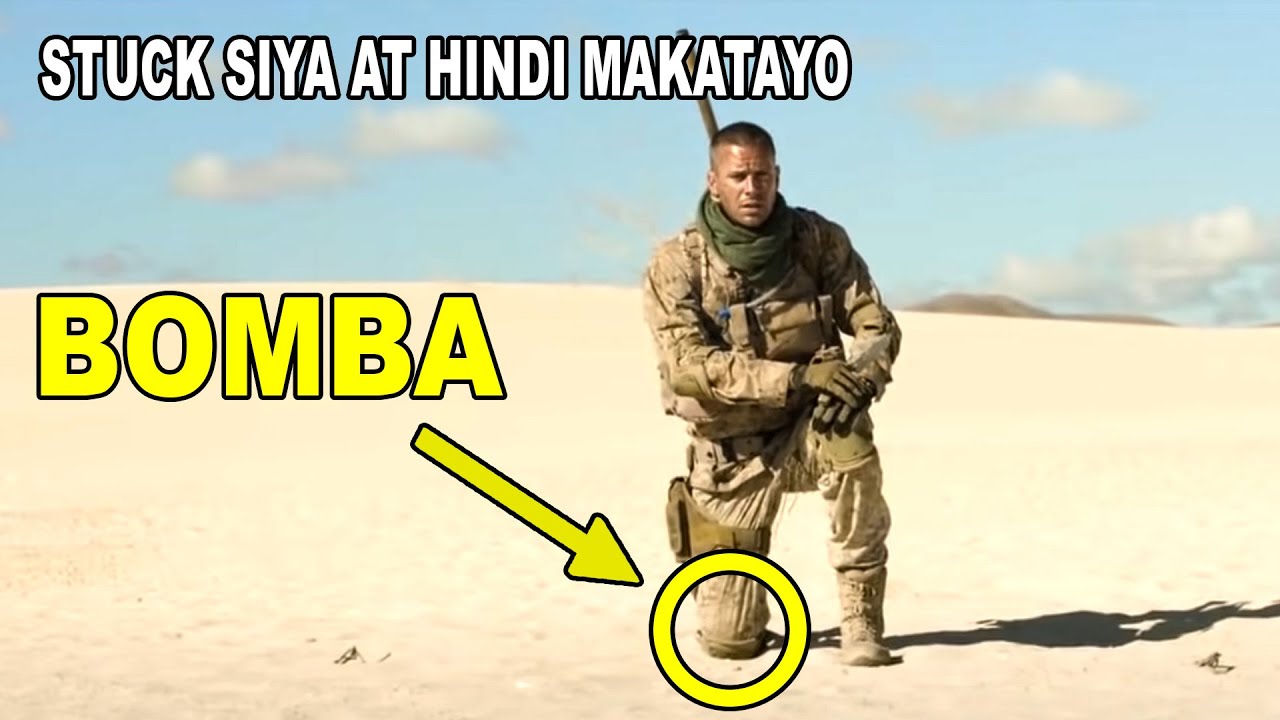Nakaapak ng mina sa disyerto kaya di siya makagalaw | @TinagalogNaMovie