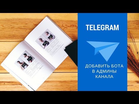 Добавление Бота в Администраторы канала Телеграм