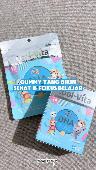GUMMY YANG BIKIN SEHAT & FOKUS BELAJAR (BISA UNTUK ANAK) - Cool-Vita DHA Gummy