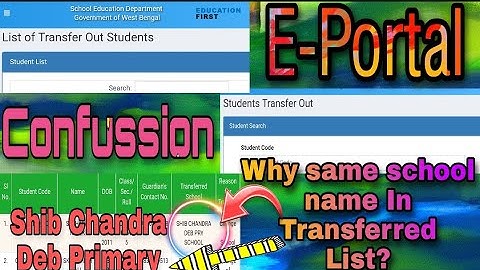 ListofTransferredOut&StudentsTransferOutDifference I #eportal I #dropbox #clear I #EducationPlanerSM