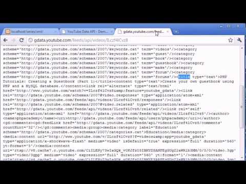 107 A YouTube XML Example