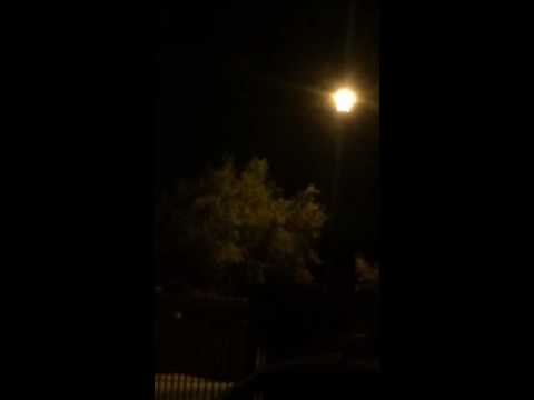 meteor falling in southern california