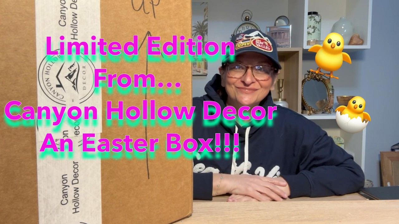 Распаковка пасхальной коробки из лимитированной коллекции | Декор от Canyon Hollow 🐣✨ Весенний де...