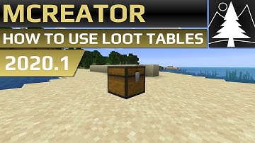 MCreator Tutorial: How to use loot tables | 2020.1