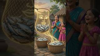दादी का जादुई जाल | Magical Fishing Net Story#shortsfeed #shortsviral #shortvideo #shortvideo