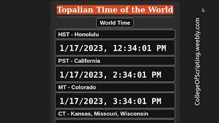 Time of the World - World Clock in JavaScript screenshot 5