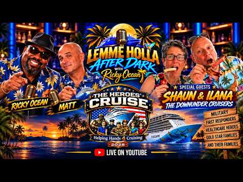 ⁣The Heroes’ Cruise: Shaun & Ilana from The Downunder Cruisers | Lemme Holla After Dark