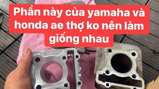 #988# Xe Yamaha Và Honda Khác Biệt Nhau - Không làm giống nhau được