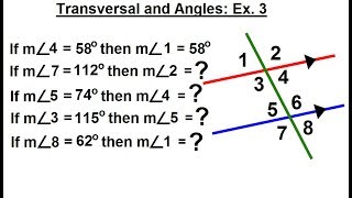 Geometry - Ch. 4: Lines and Angles (17 of 37) Transversals and Angles: Ex. 3